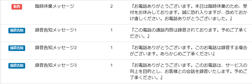 アナウンス