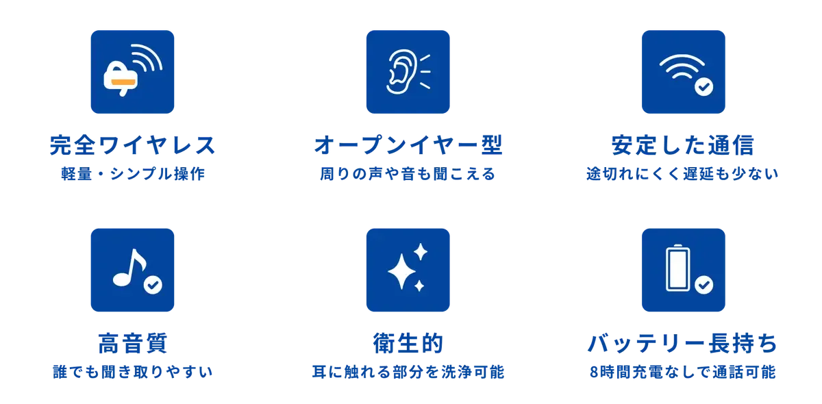 mimicom(ミミカム)の特長