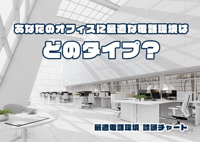 あなたのオフィスに最適な電話環境はどのタイプ？最適電話環境診断チャート